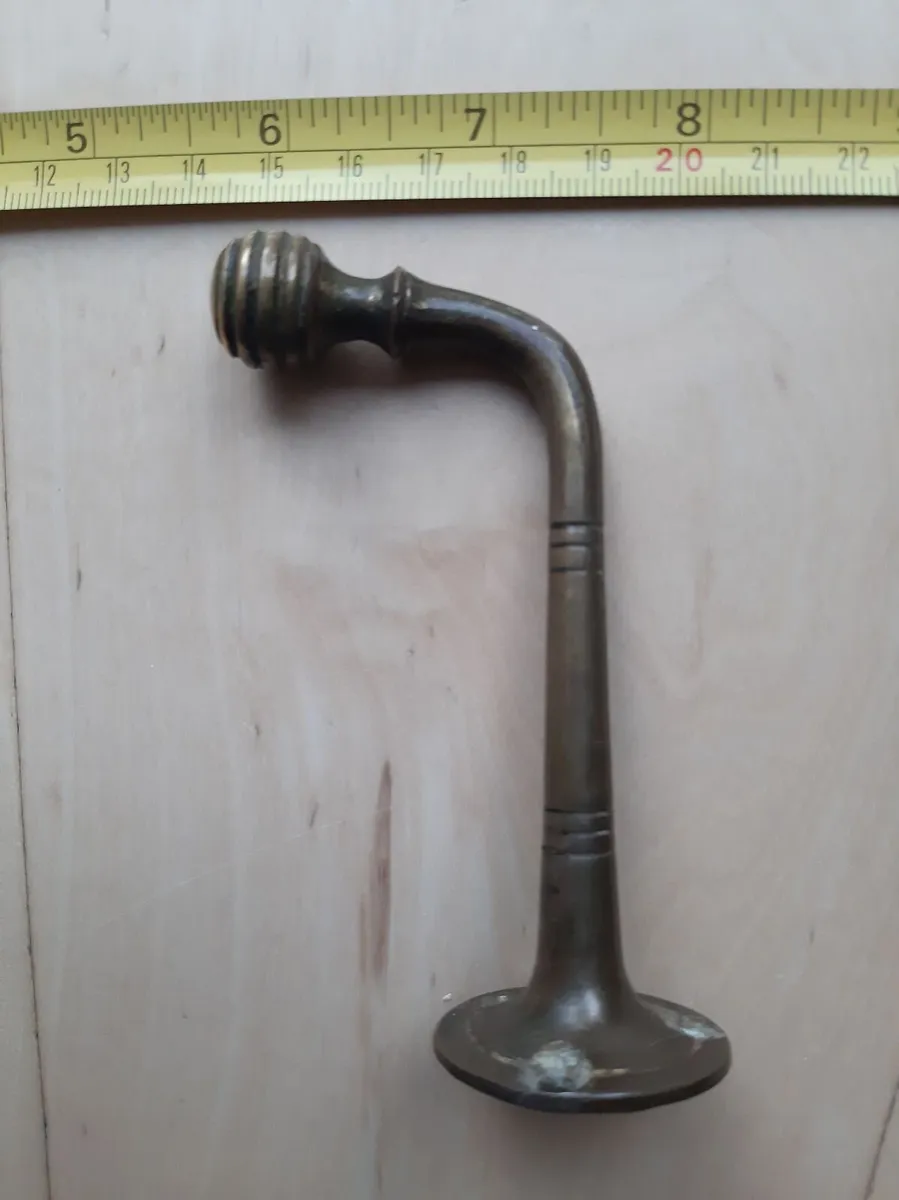 Brass coat hooks - Image 3