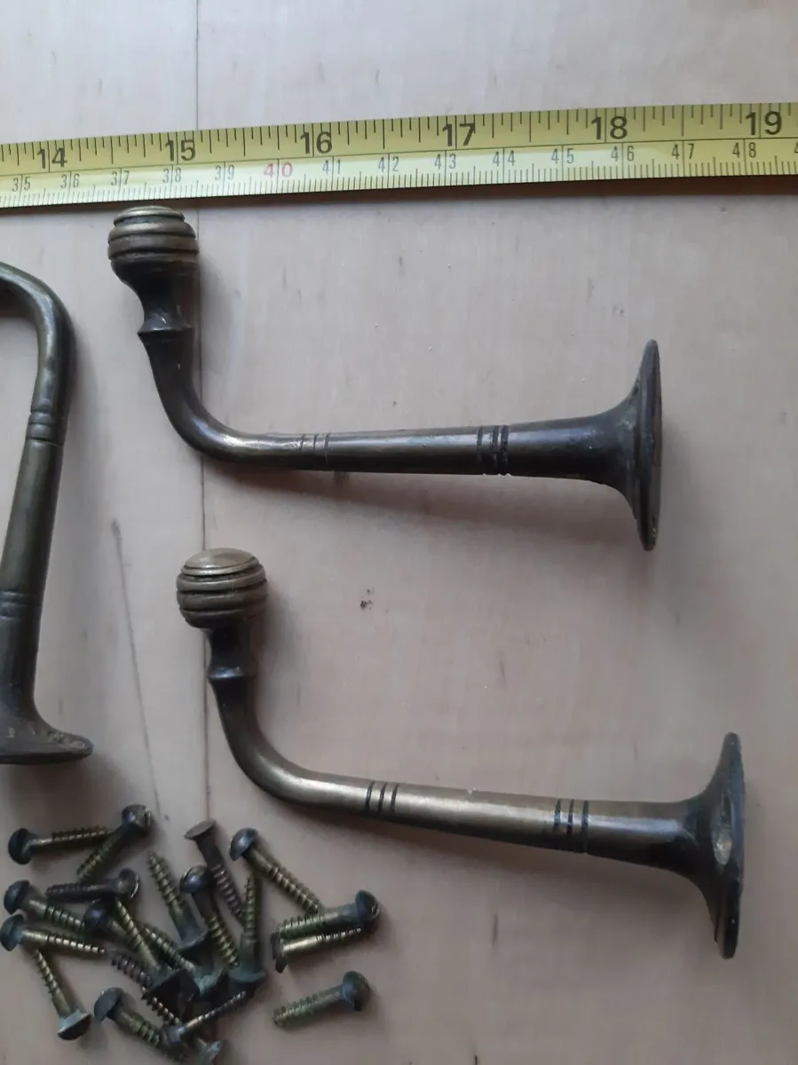 Brass coat hooks - Image 4