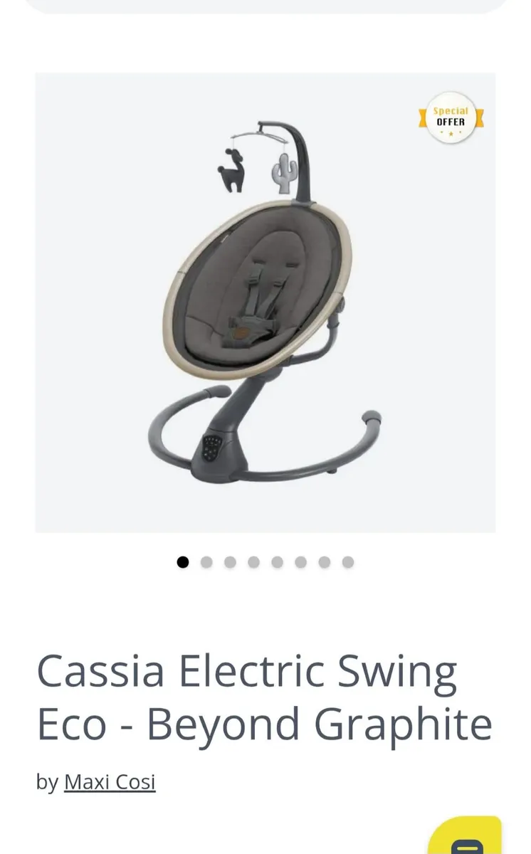 Electric Baby swing - Image 1