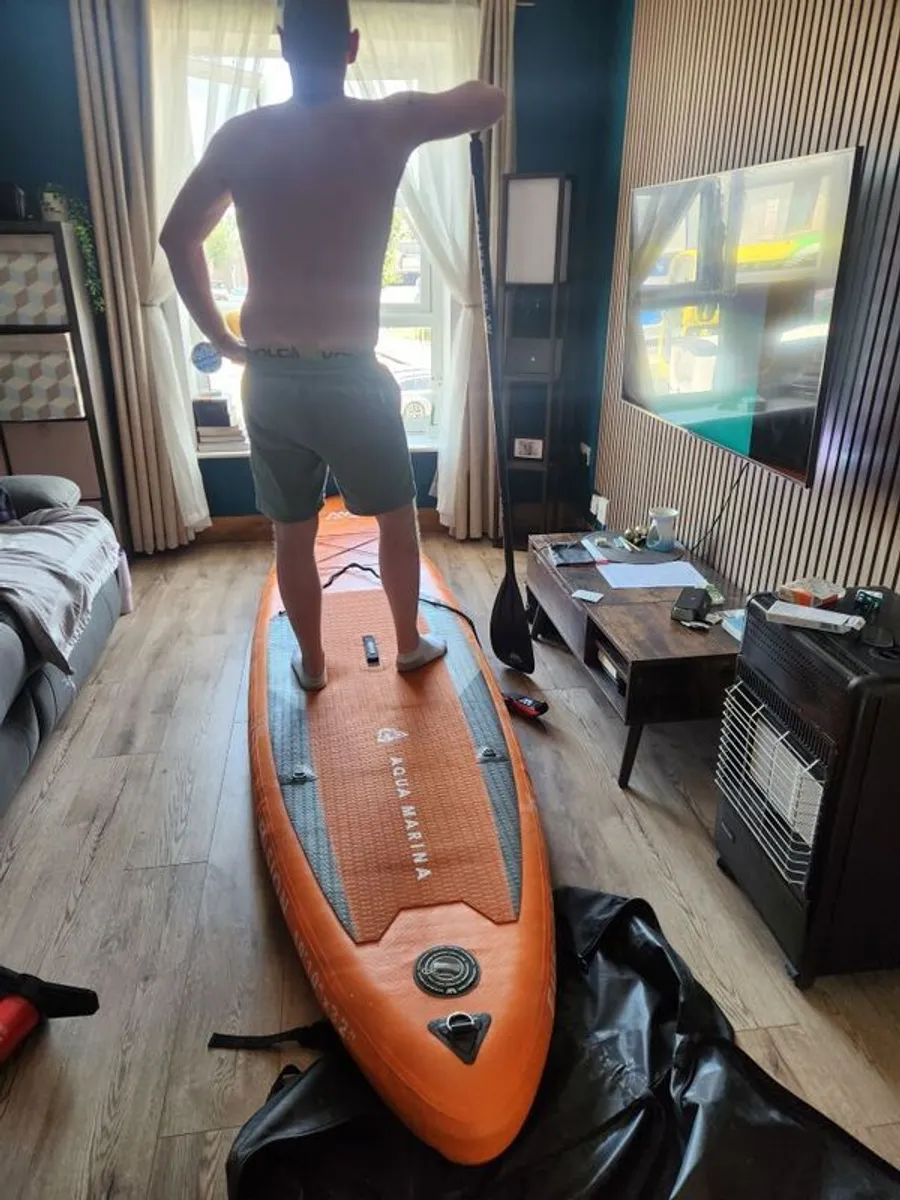 Aqua Marina Fusion 10'10" Inflatable SUP - Full Set, Barely Used - Image 2