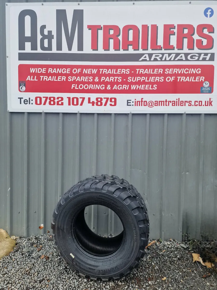 560 45 22.5 Agri trailer wheels - Image 4