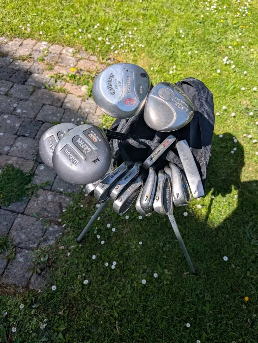 Beginner Golf clubs & Wilson staff bag - Image 2