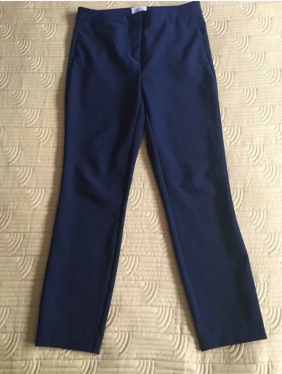 Savida Navy Trousers Size 12 - Image 1