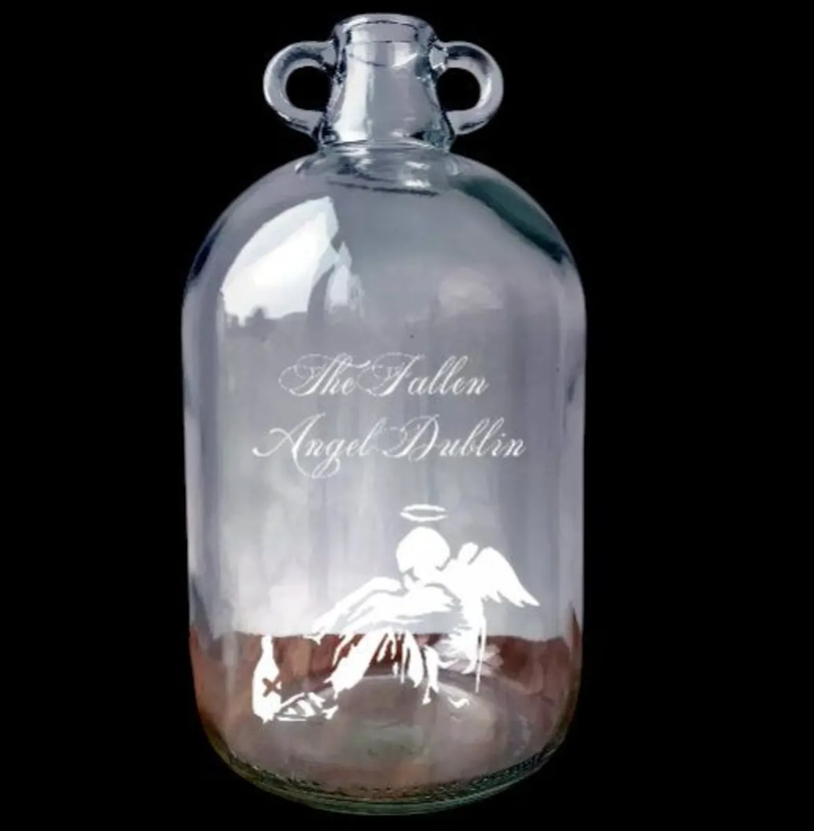 Vintage Dublin Pub Glass Demijohn - Image 1