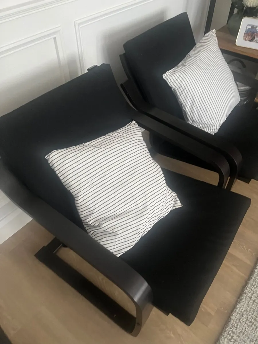 X2 New IKEA POANG chairs - Image 4
