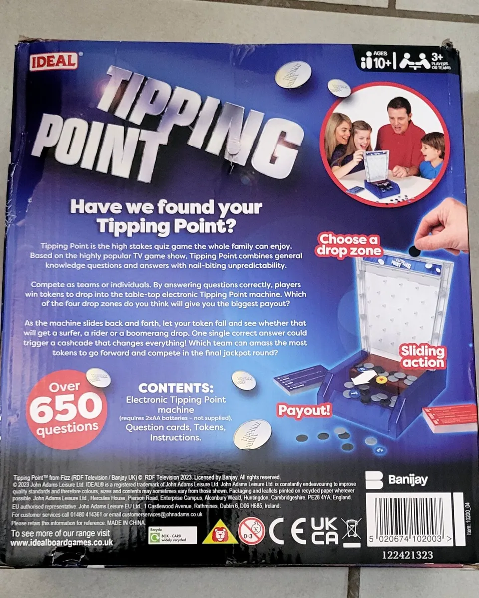 Tipping Point Board Game with Electronic Machine - Image 2