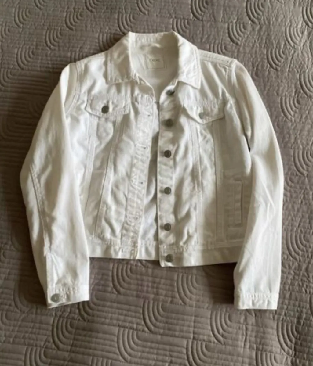 Next - White Denim Jacket - Age 13years - Image 1