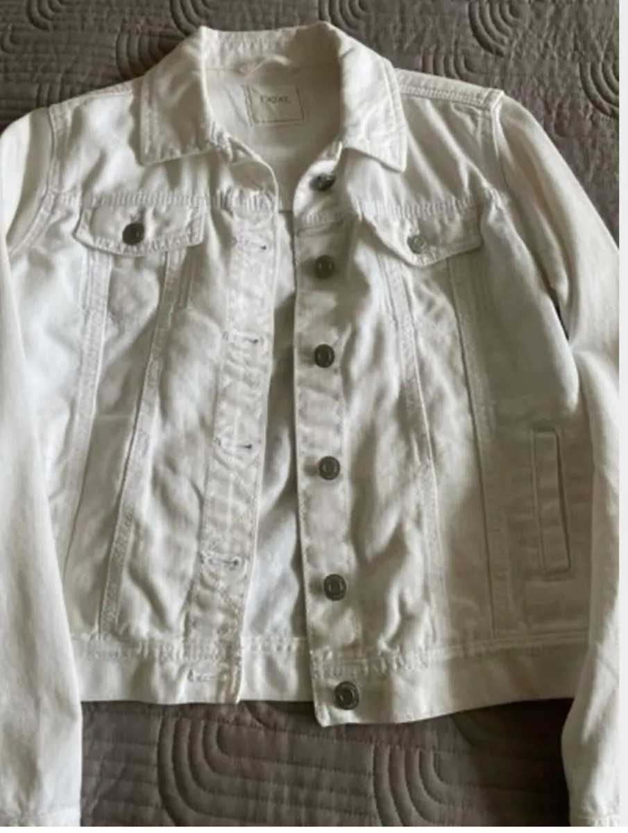 Next - White Denim Jacket - Age 13years - Image 2