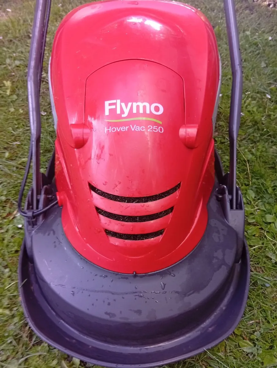 Flymo Electric Grass Cutter Hover Vac Mover6months - Image 4