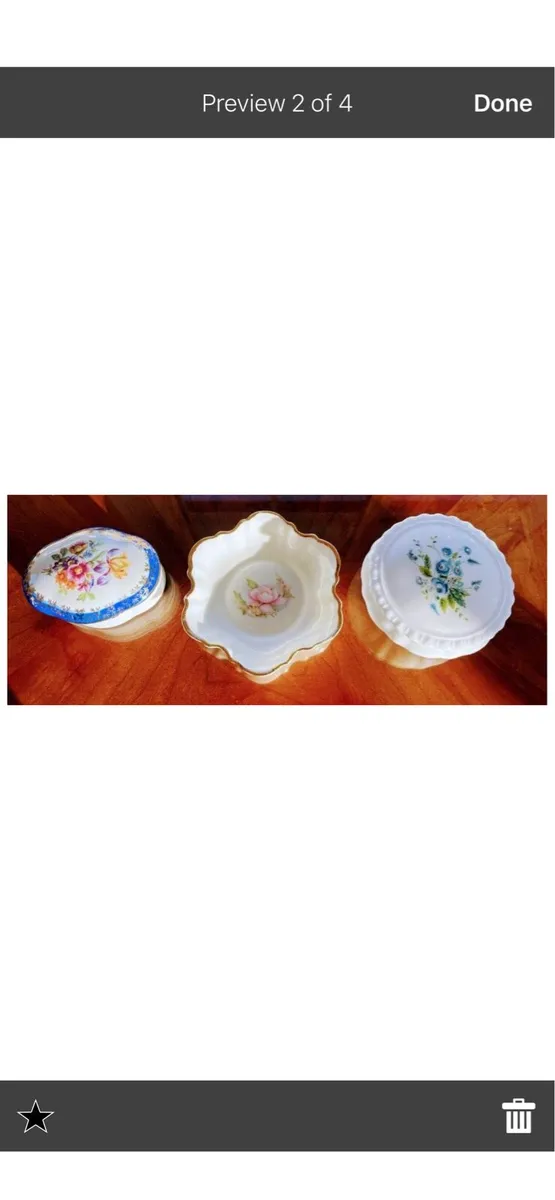 Vintage trinket dishes - Image 1
