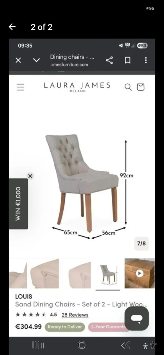 Kitchen Chairs - Image 2