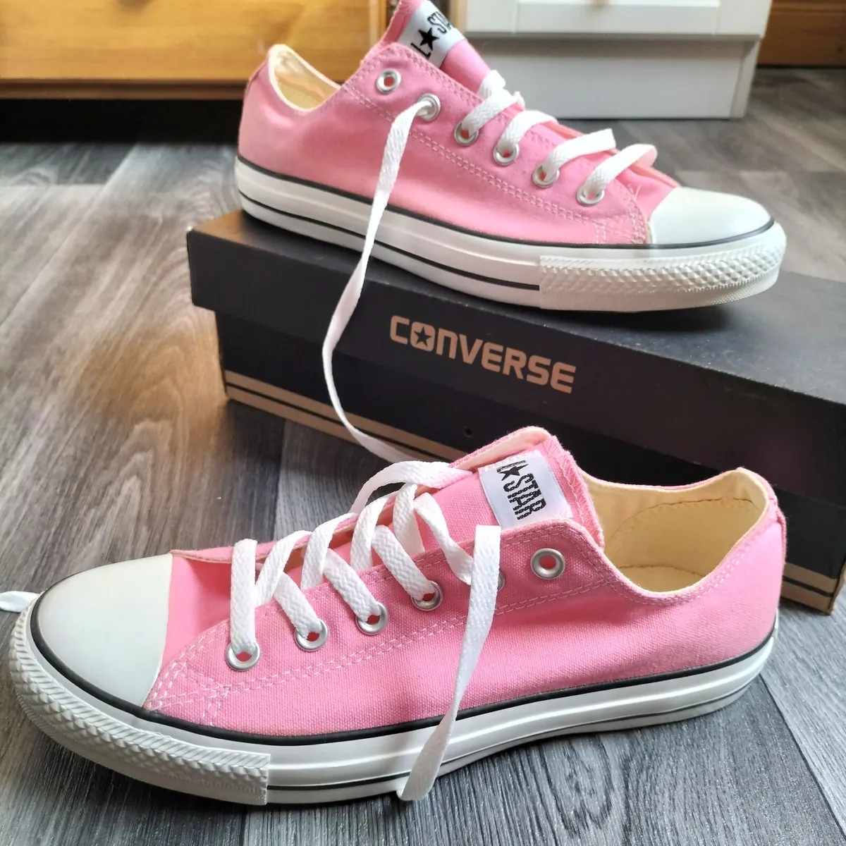 Converse Pink Shoes - Image 2