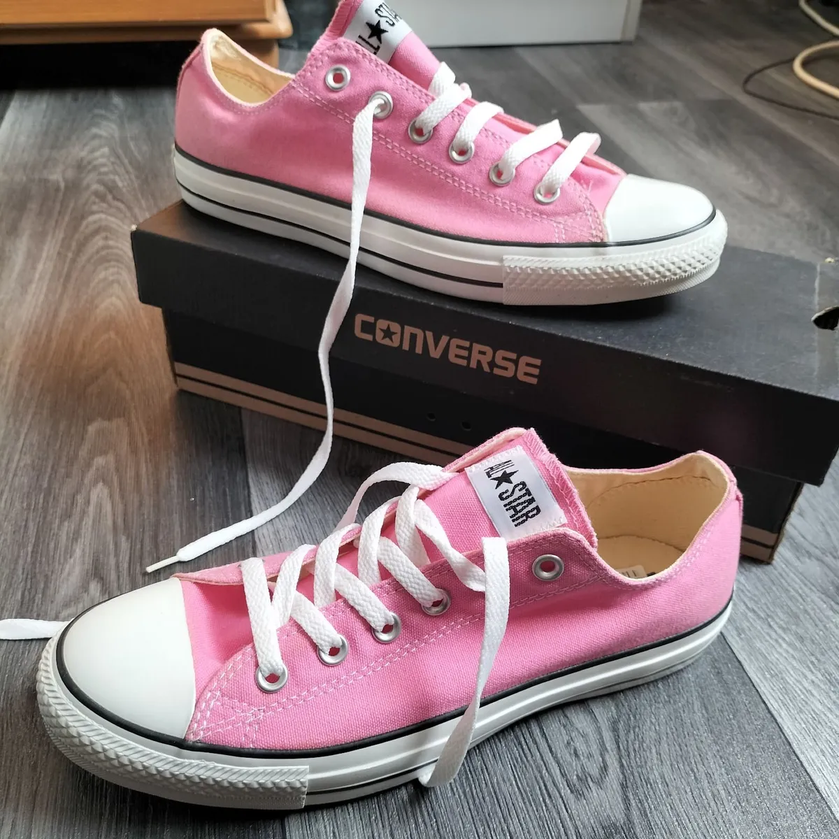 Converse Pink Shoes - Image 1