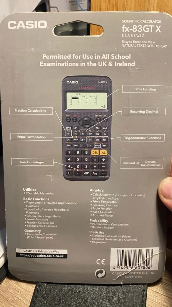 Casio FX - 83 GTX - Image 2