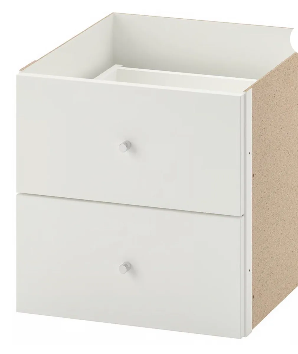 Kallax 2 drawer insert