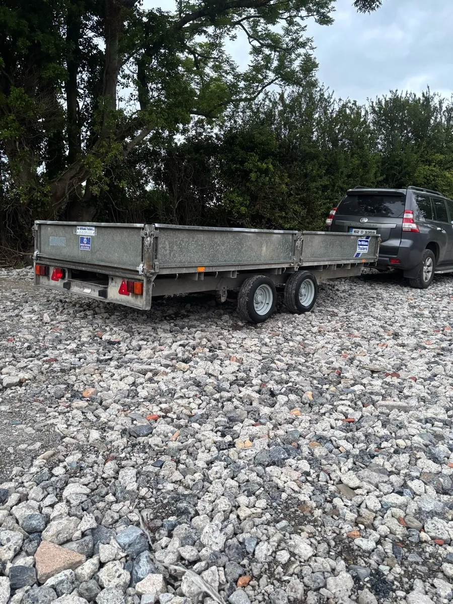 Ifor Williams 14x6’6 dropside flatbed trailer - Image 2