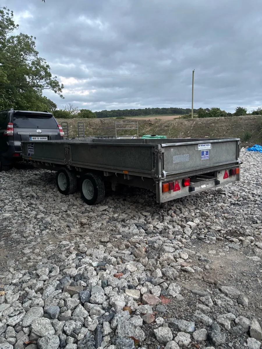 Ifor Williams 14x6’6 dropside flatbed trailer - Image 3