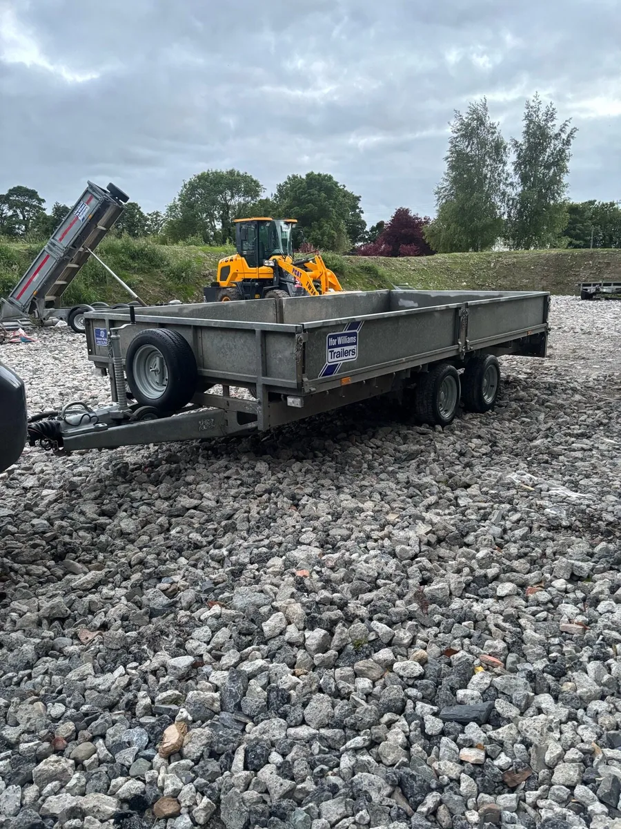 Ifor Williams 14x6’6 dropside flatbed trailer - Image 4
