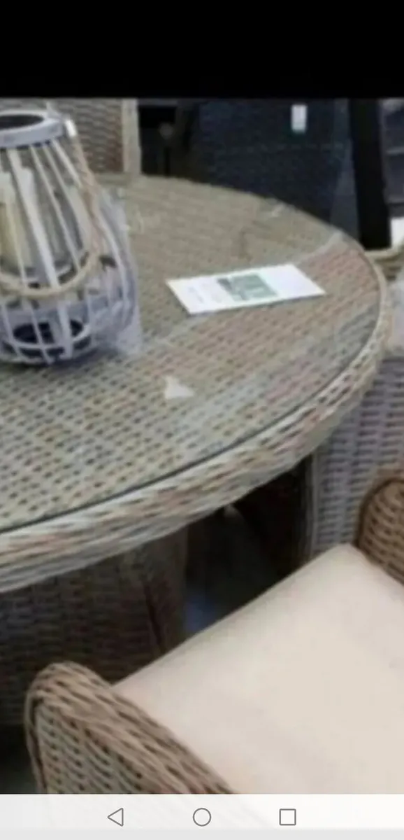 **CLEARANCE** Brand New 6 Seater Basket Rattan Set - Image 4