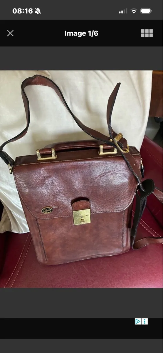 GIUDI Quality Leather Shoulder Bag - Image 1