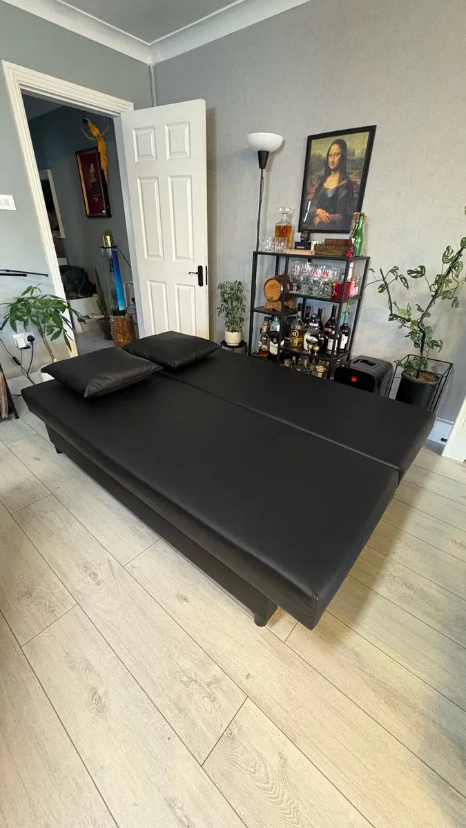Sofa bed Ikea with storage - Image 2