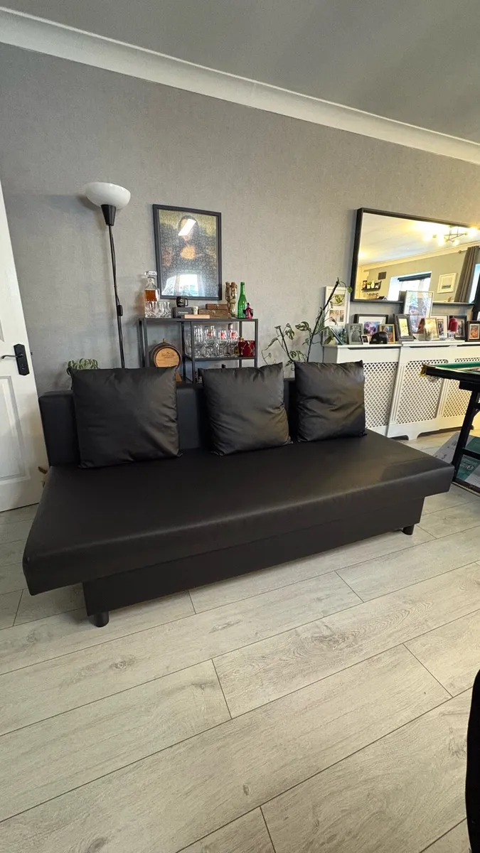 Sofa bed Ikea with storage - Image 1