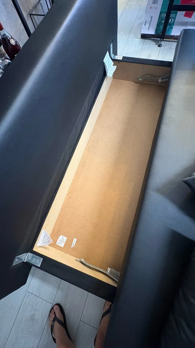 Sofa bed Ikea with storage - Image 3
