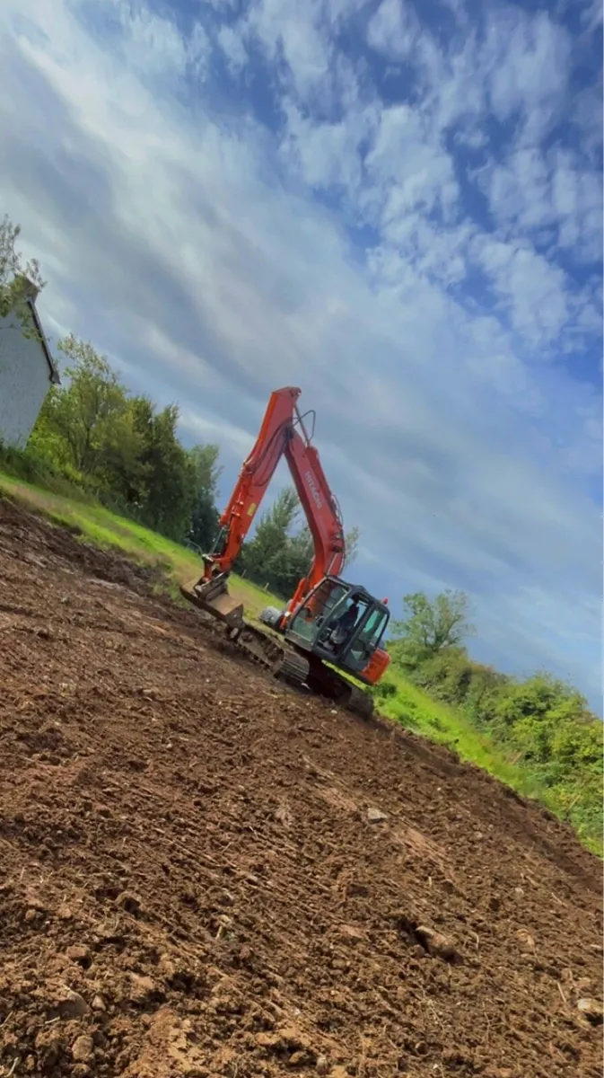 Mini Digger hire with Driver - Image 3