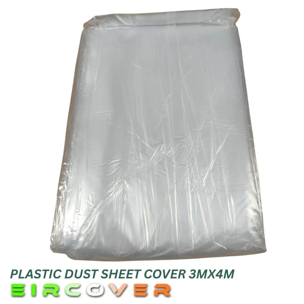 Plastic dust sheet 3m x 4m (10' x 13') - Image 4