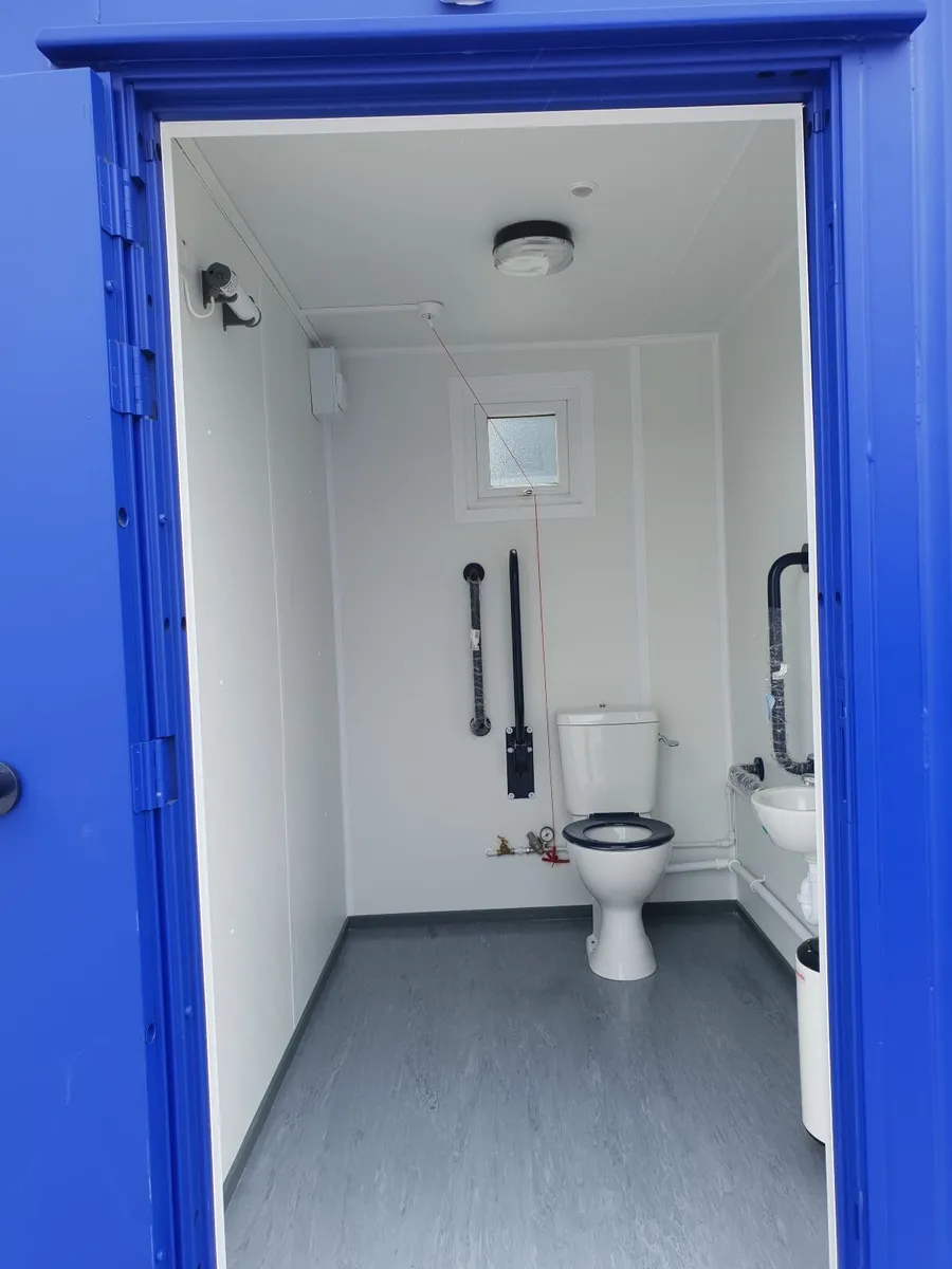 NEW 8ft x 6ft 1 Person Disabled Toilet Block - Image 3