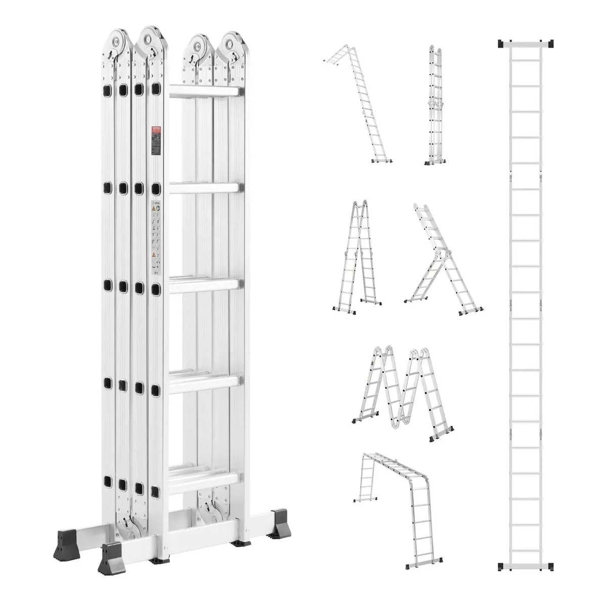 7-in-1 Folding Ladder 5.8M - 150kg Load - Heavy Du - Image 1