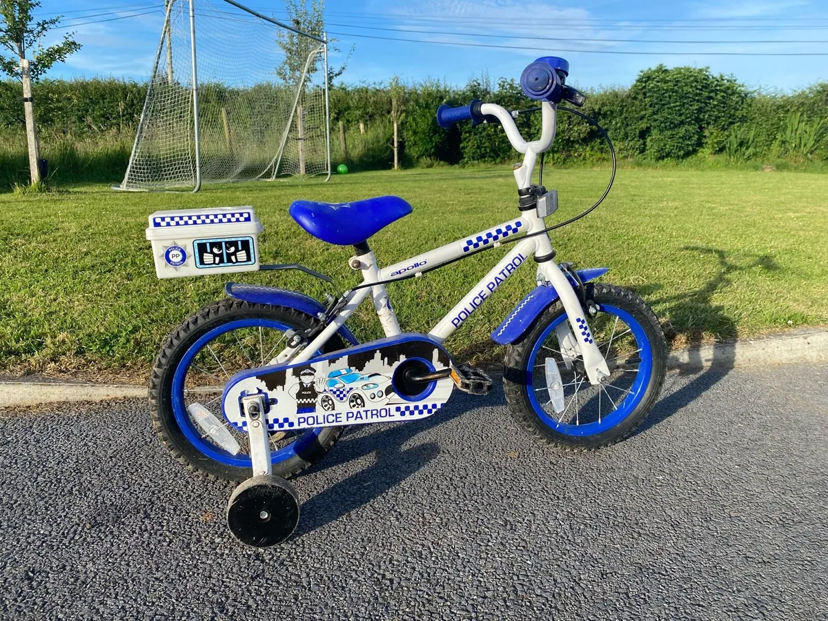 Kids police 14” bike - Image 1