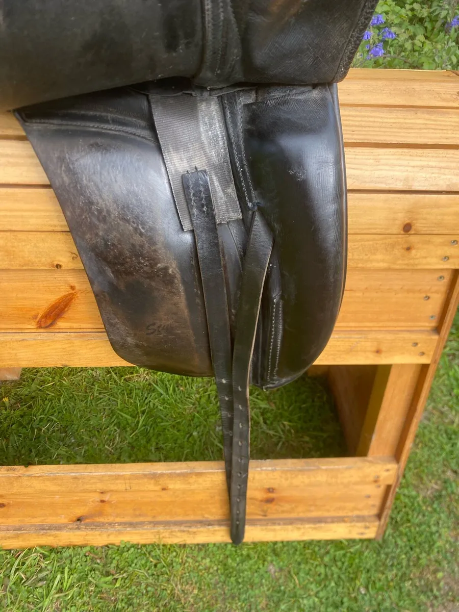 Albion dressage Leather saddle - Image 3