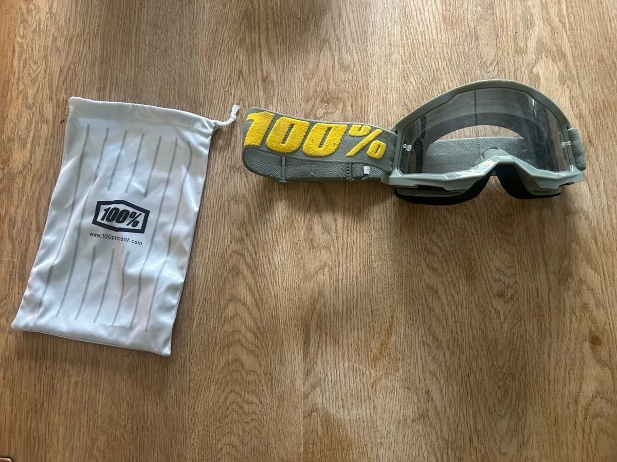 100% Armega Clear Lens Goggles