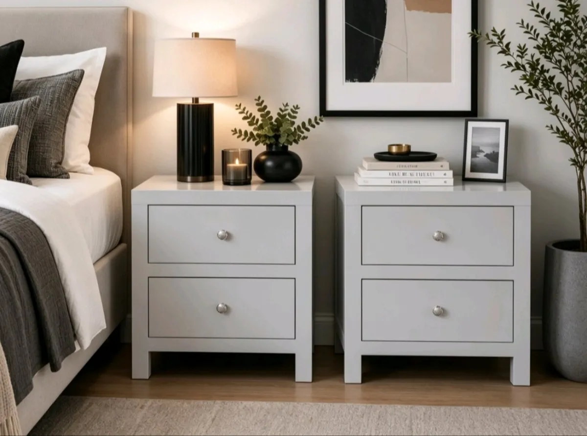 Bedside Lockers - Image 1