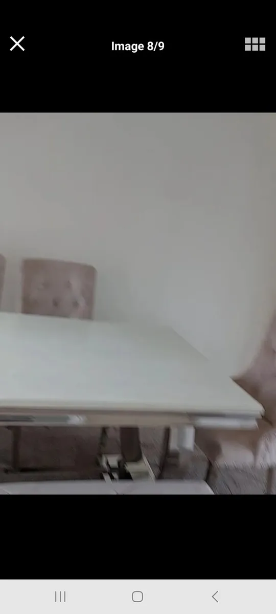 Marble table Bench and Chairs - Image 3