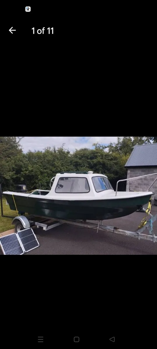 16 ft boat, outboard and trailer - Image 2