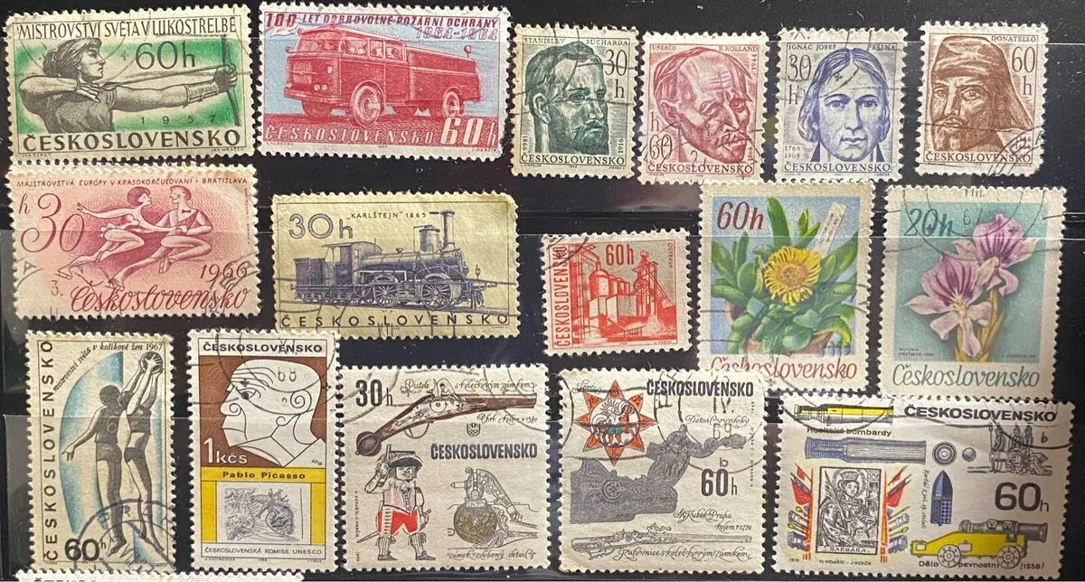 Czechoslovakian stamp lot - Image 2