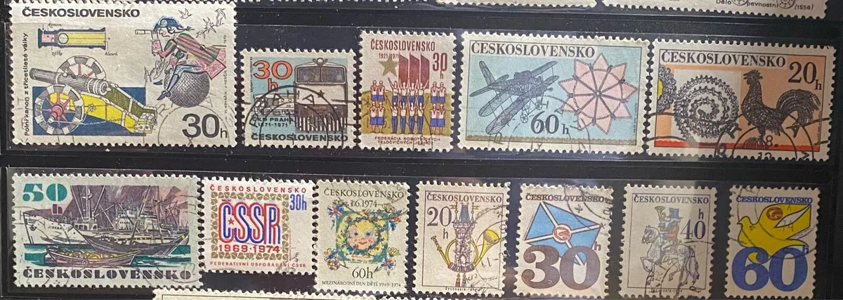 Czechoslovakian stamp lot - Image 3