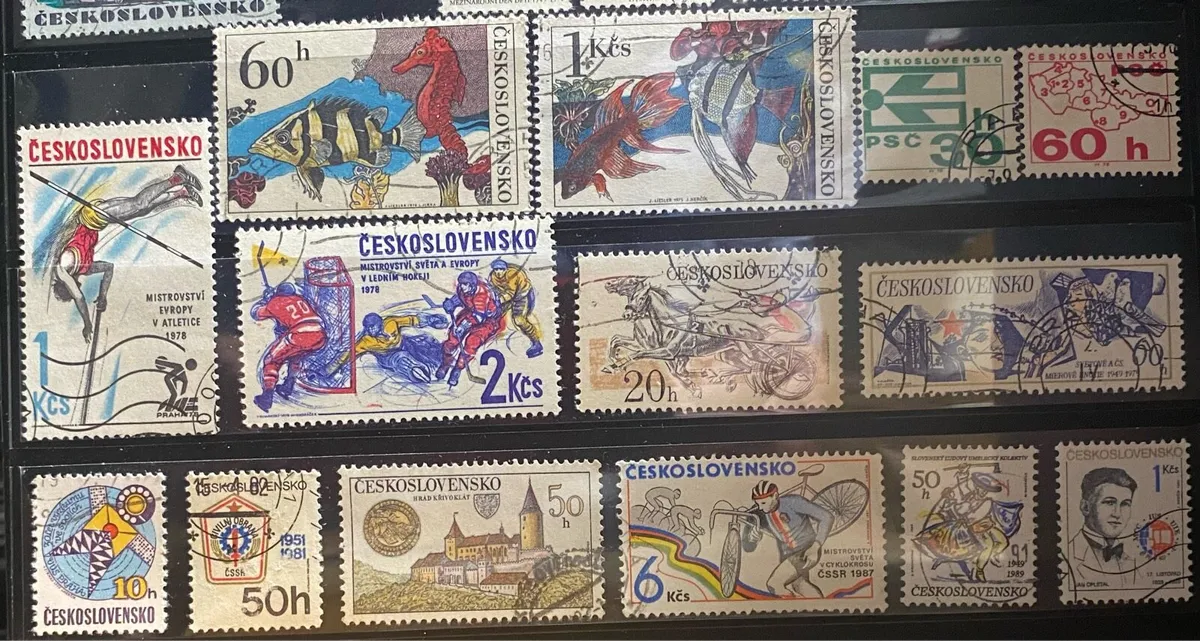 Czechoslovakian stamp lot - Image 4