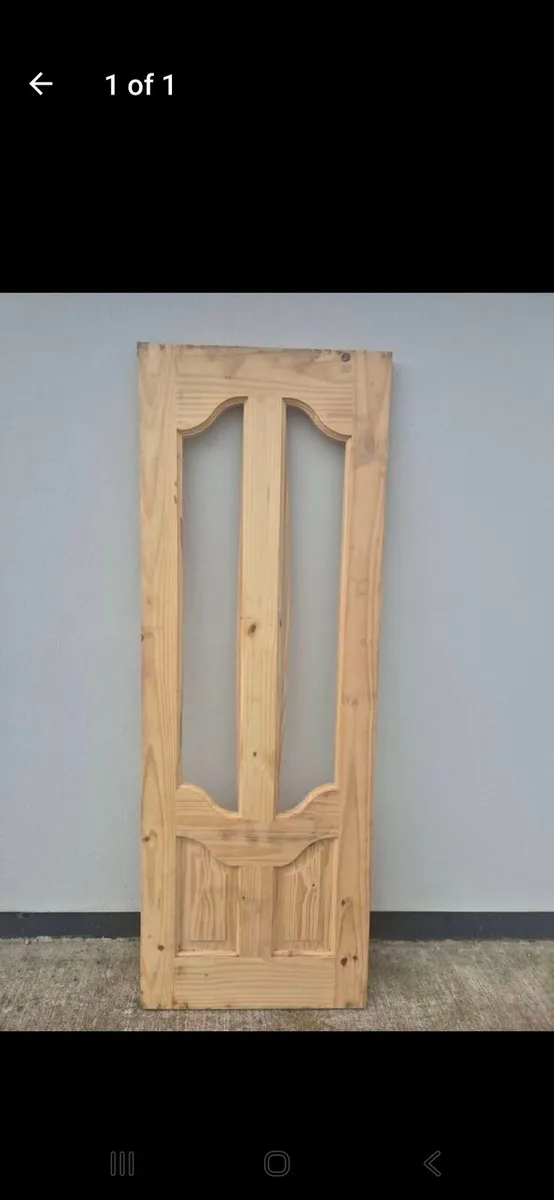 Solid Pine Unglazed Door 78x28"