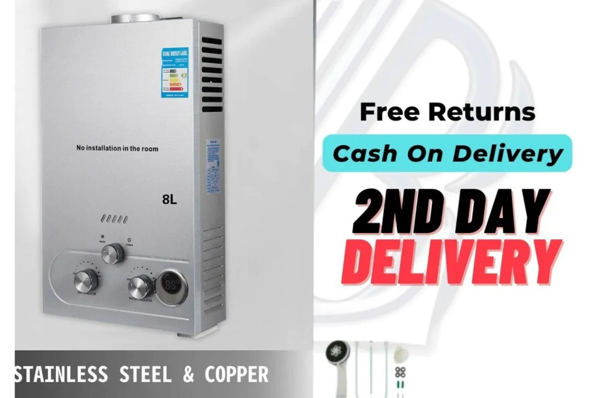 8l LPG Propane Gas Tankless Instant Water Heater - Image 1