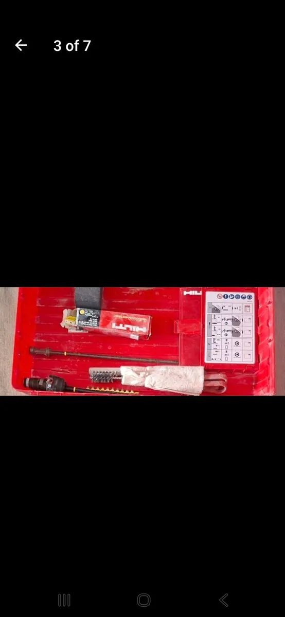 Hilti DX5 nail gun, with accesories, case and manu - Image 3