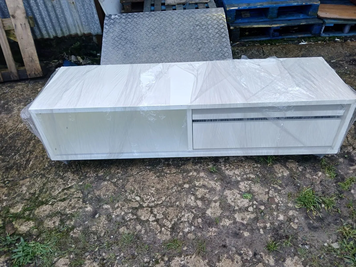 Tv stand entertainment unit complete new - Image 3