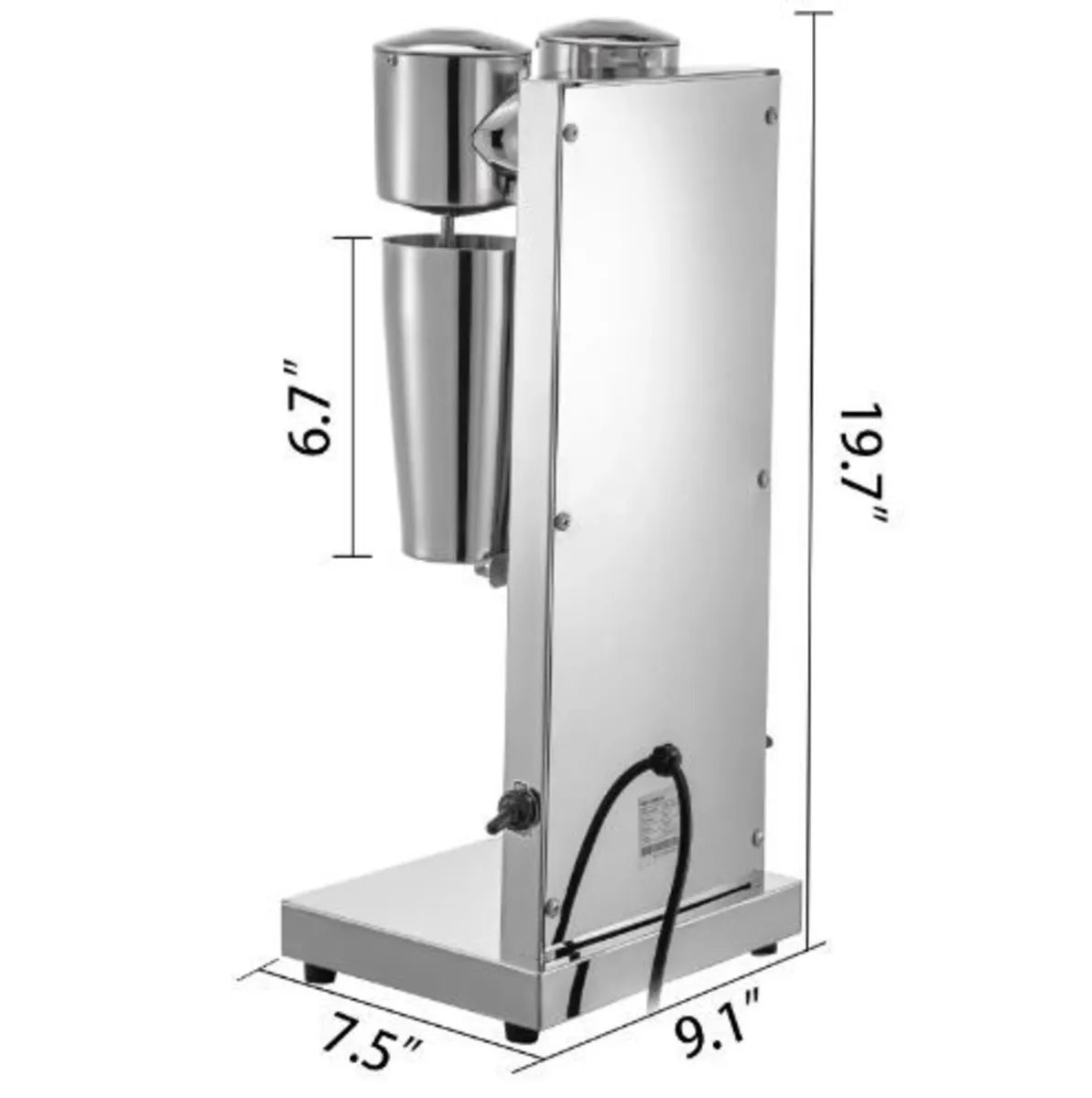 Milkshake Maker Kit, Stainless Steel - Image 4