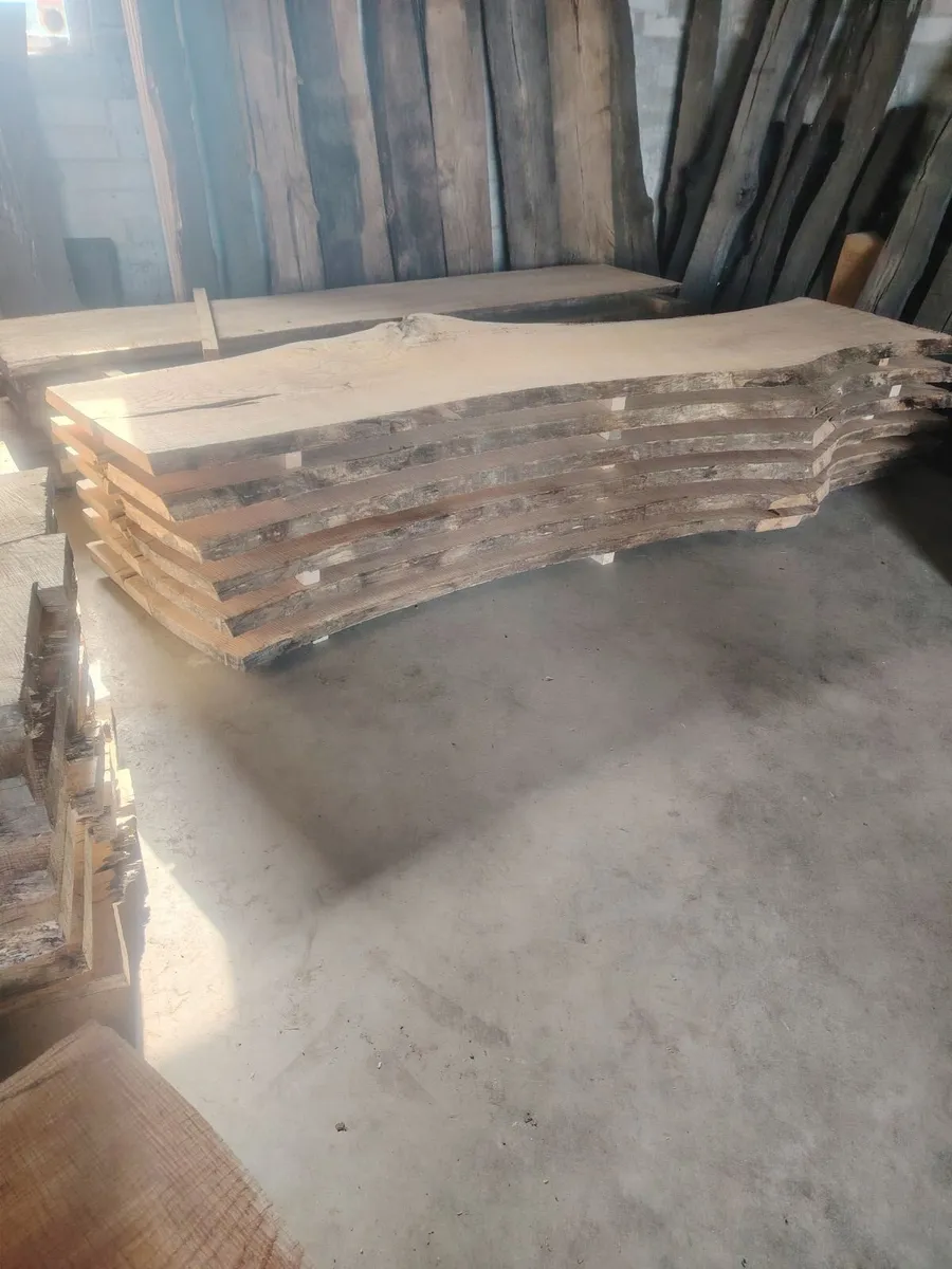 Live edge ash planked slabs - Image 1