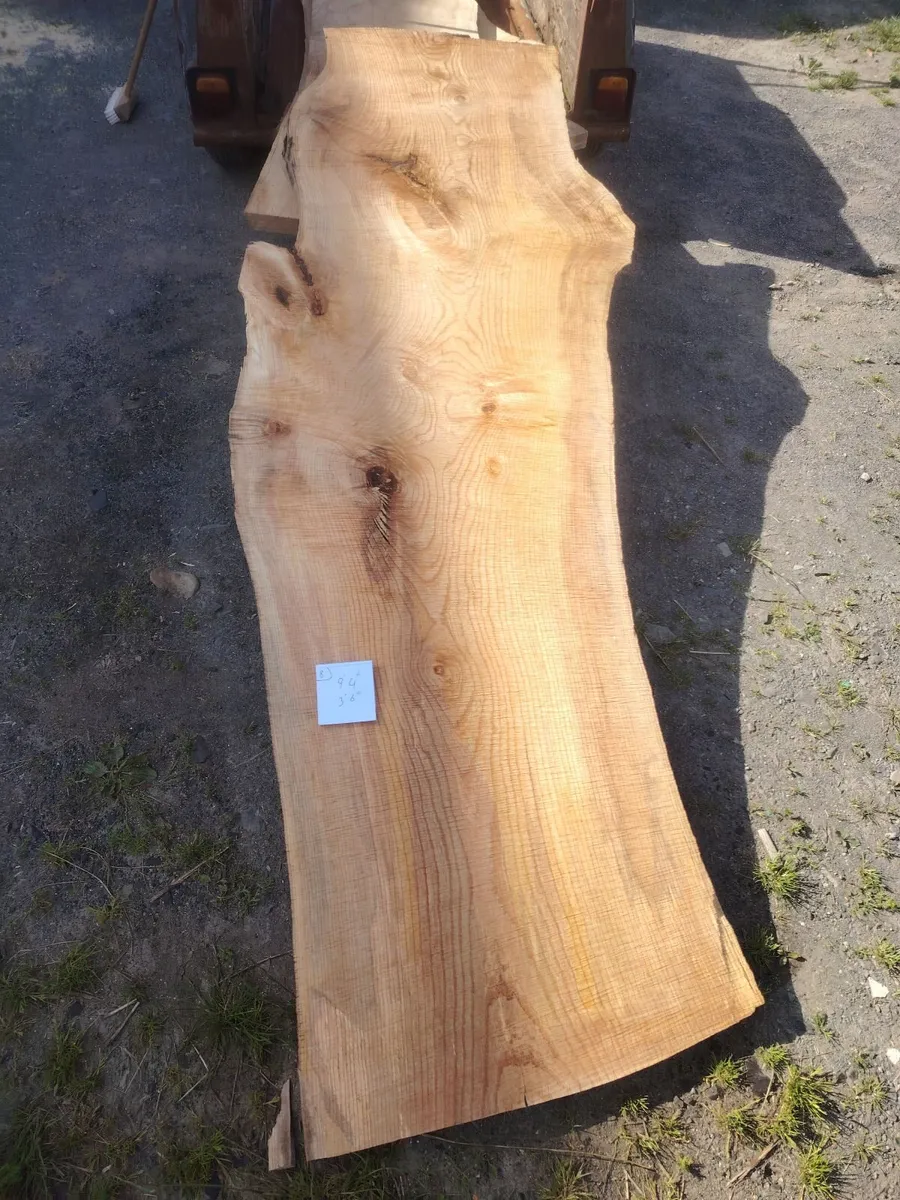 Live edge ash planked slabs - Image 4