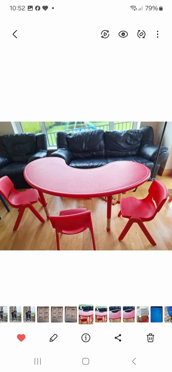 2 tables & 9 chairs