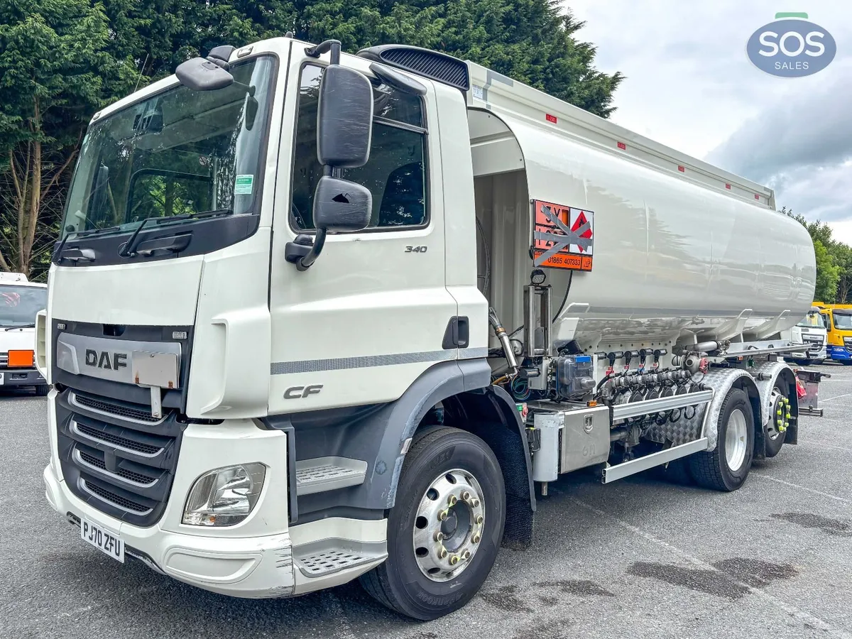 2021 DAF CF 340 FAN Rigid Tanker - Image 1