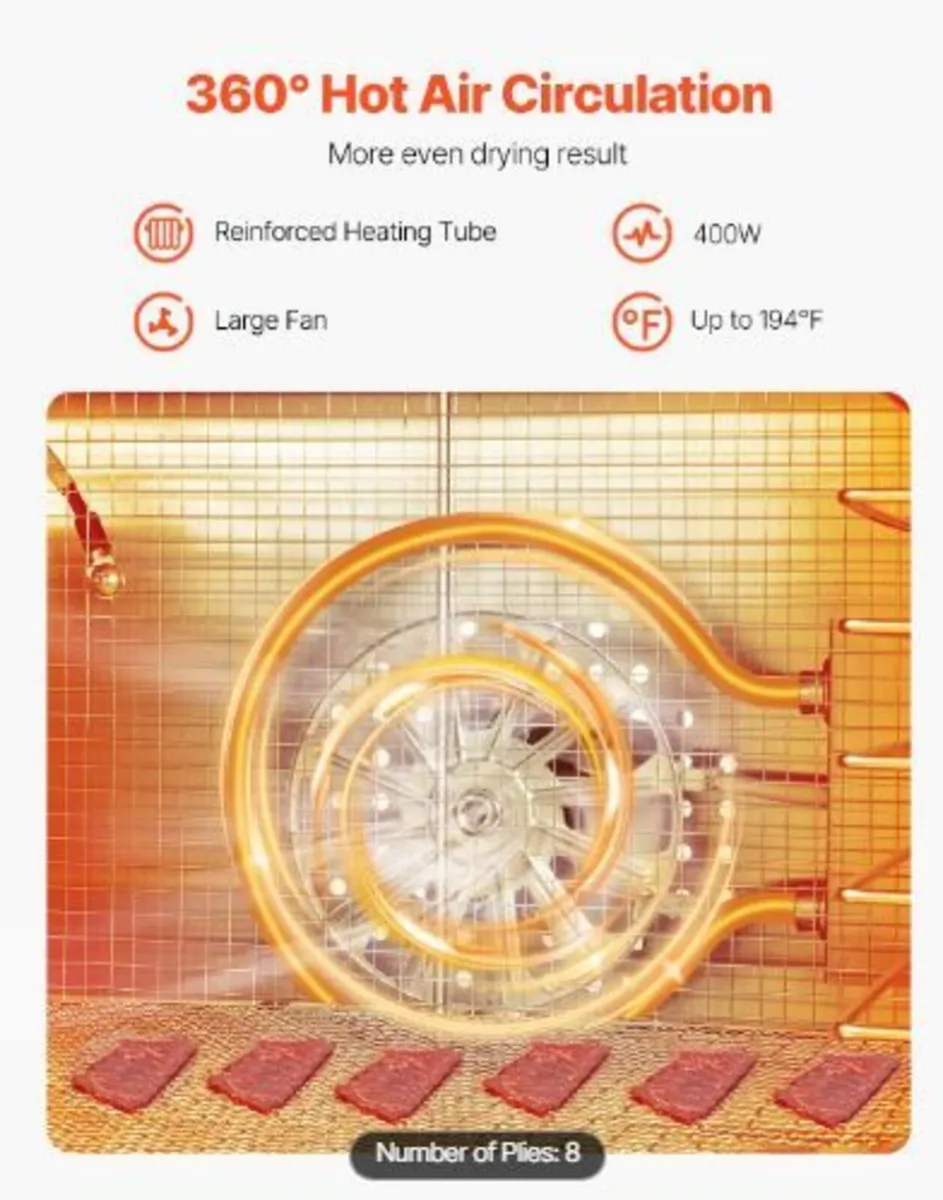 Food Dehydrator Machine, - Image 2